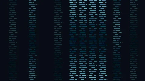 Digital data stream background, abstract binary code flow, cyber security t.. Vidéo 344860215