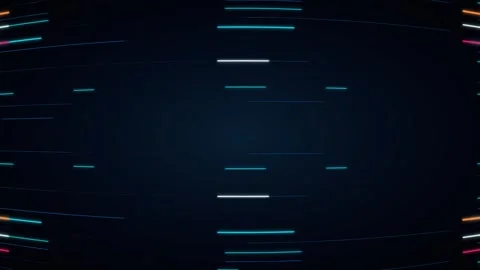 Digital data stream background, with glowing neon, lines and cybernetic, mo.. Stock Footage 344858535