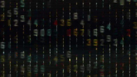 Digital Data Stream Background With Numbers And Dark Tech Feel Видео 324053941