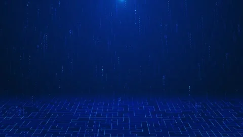 Digital Data Stream binary code and digital patterns technology and innovation Stock Footage 314190544