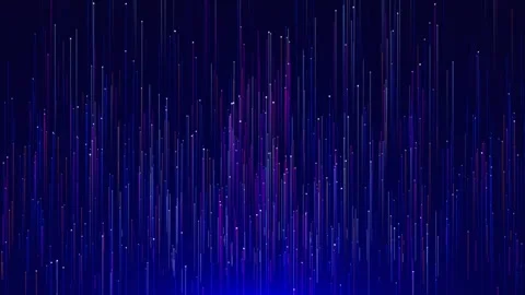 Digital data stream binary sci-fi background space tech particles form lines Stock Footage 278261306