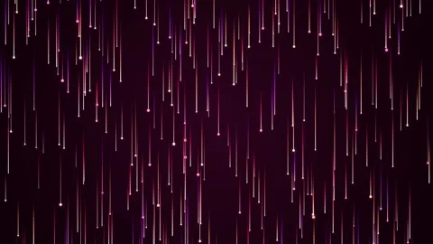 Digital Data Stream Falling Light Lines Motion Graphics Stock Footage 342544904