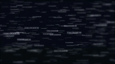 Digital Data Stream matrix Circuit Board security binary code Big data flow Stock Footage 278339965
