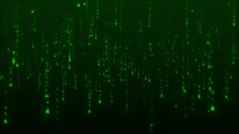 Digital Data Stream matrix Circuit Board security binary code Big data flow Stock Footage 278340036
