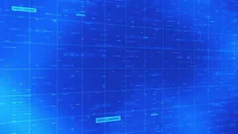 Digital Data Technology Reports Background Animation Видео 333391463