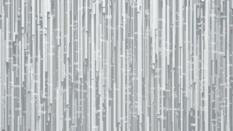 Digital Data Technology White Background Stock Footage 152948303