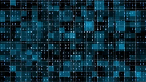 Digital data title background technology Stock-Footage 211038291