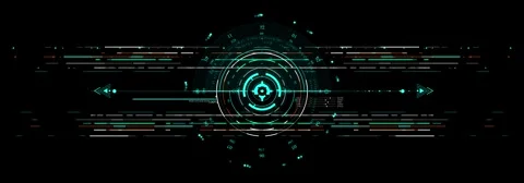 Digital data transfer hud element.  Loading bar animation. Uploading element Stock Footage 259452238