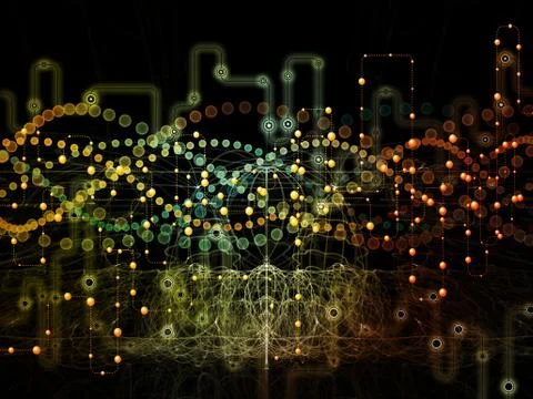 Digital Data Transfers Illustrazione stock