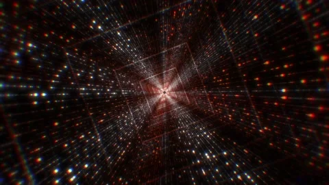 Digital data tunnel. Stock Footage 140391114