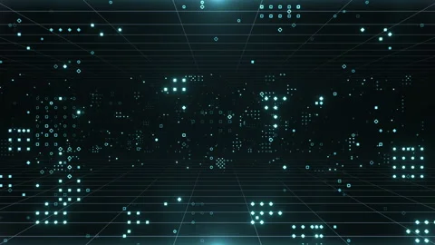 Digital Data Tunnel Stock Footage 169453855
