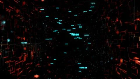 Digital Data Tunnel イラスト素材