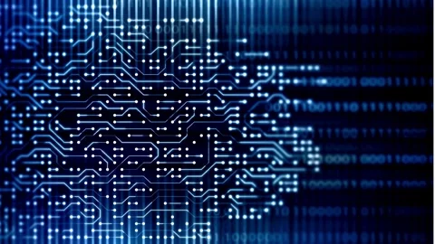 Digital data tunnel. Information flow Stock Footage 314933948