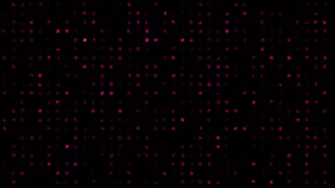 Digital data visualization with glowing red dots. Stock Footage 340501283