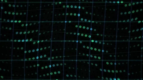 Digital data visualization on grid background. Stock Footage 335108124