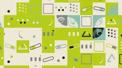 Digital Data Visualization Style Geometric Motion Graphics Background Stock Footage 332546328