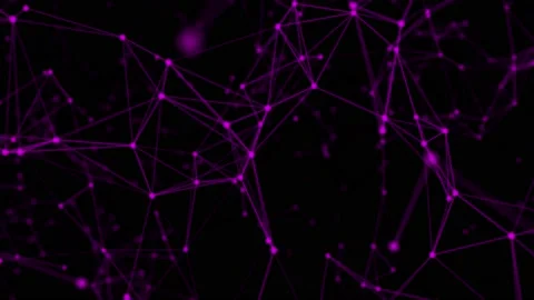 Digital data visualization. Vector illustration. Plexus fantasy abstract te.. Stock Footage 233875120