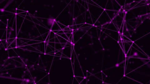 Digital data visualization. Vector illustration. Plexus fantasy abstract te.. Illustrazione stock