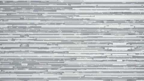 Digital Data White Background Stock Footage 152948235
