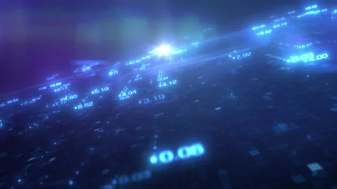 Digital Data World Stock Footage 141402389