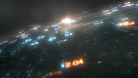 Digital Data World Vídeo Stock 141402476