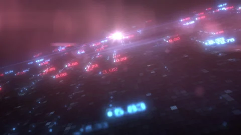 Digital Data World Vídeo Stock 141402532