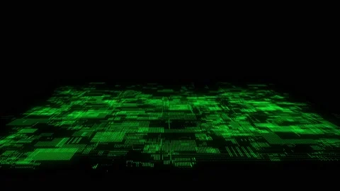 Digital database cyberspace. Decoding algorithms hacked software. Stock-Footage 200770117