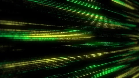 Digital database cyberspace. Decoding algorithms hacked software. Stock-Footage 314111689