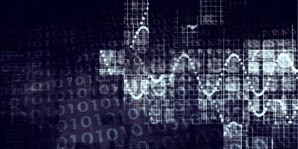 Digital Decay Stock Illustration