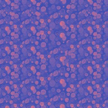 Digital decorative background with balls and dots seamless pattern Stock Illustration