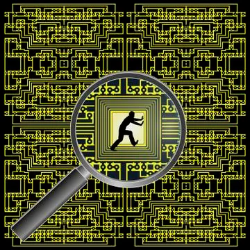 Digital dependence erodes human freedom Illustrazione stock