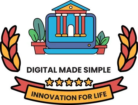Digital design blends tradition with modern tech 스톡 일러스트