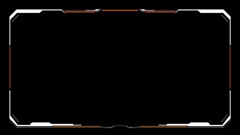 Digital design frame panel Illustrazione stock