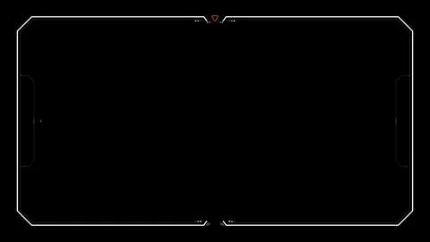 Digital design frame panel Illustrazione stock