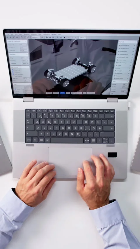 Digital Designer Creating 3D Model Stock Footage 322845138