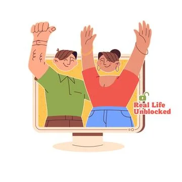 Digital Detox Concept Stock Illustration