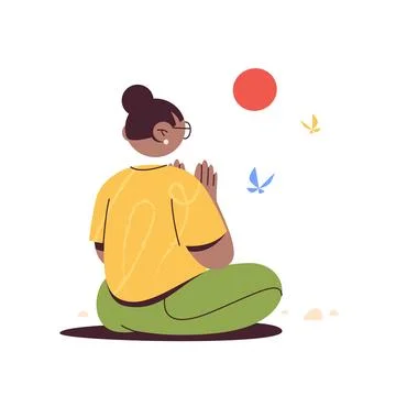 Digital Detox Concept Stock Illustration