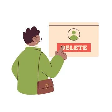 Digital Detox Concept Stock Illustration