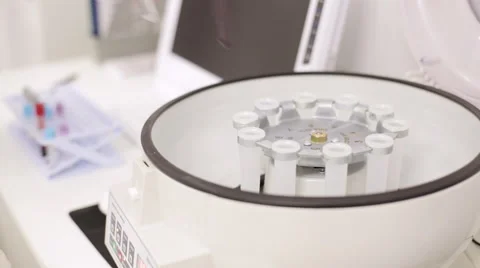 Digital device for analysis of blood Stock Footage 67974389