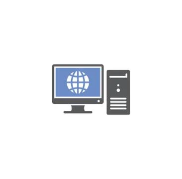 Digital device icon on background for graphic and web design. Creative Stock Illustration