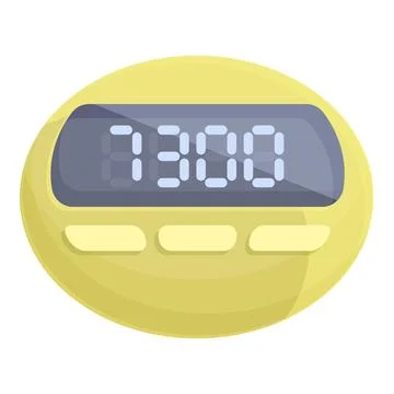 Digital device icon cartoon vector. Wrist screen Stock Illustration