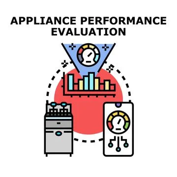Digital device performance evaluation and data analysis Stock Illustration