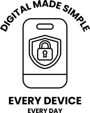 A digital device that is simple to use イラスト素材