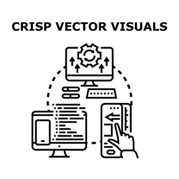 Digital devices creating responsive user interface design Illustrazione stock