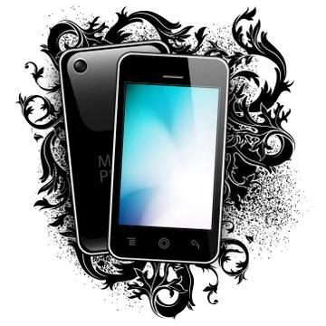 Digital devices design Ilustração Stock