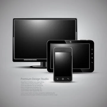 Digital devices Stock Illustration