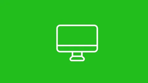 Digital Devices Smartphone Tablet Laptop Icons Animation Green Screen 4K 库存影片 334858170