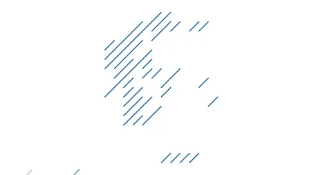 Digital Diagonal Graphics Creating the Shape of Greece Stock Footage 325725624