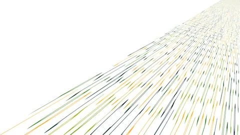 Digital diagonal road made of numbers with receding perspective. Illustrazione stock