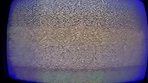 Digital disarray  A symphony of static and signal loss Stock Footage 296223139